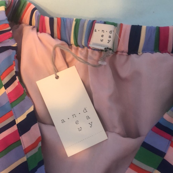 Multicolor asymmetrical skirt - Picture 6 of 8